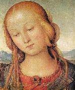 Pietro Perugino Madonna with Child and the Infant St John painting